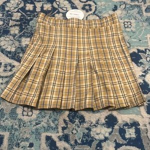 Nectar clothing plaid skirt